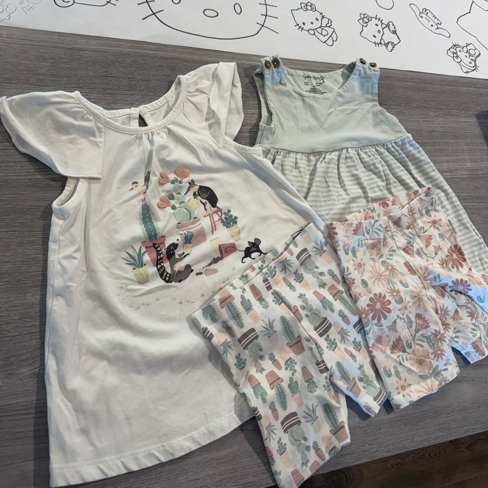 Cynthia Rowley 4 pc set 2t
